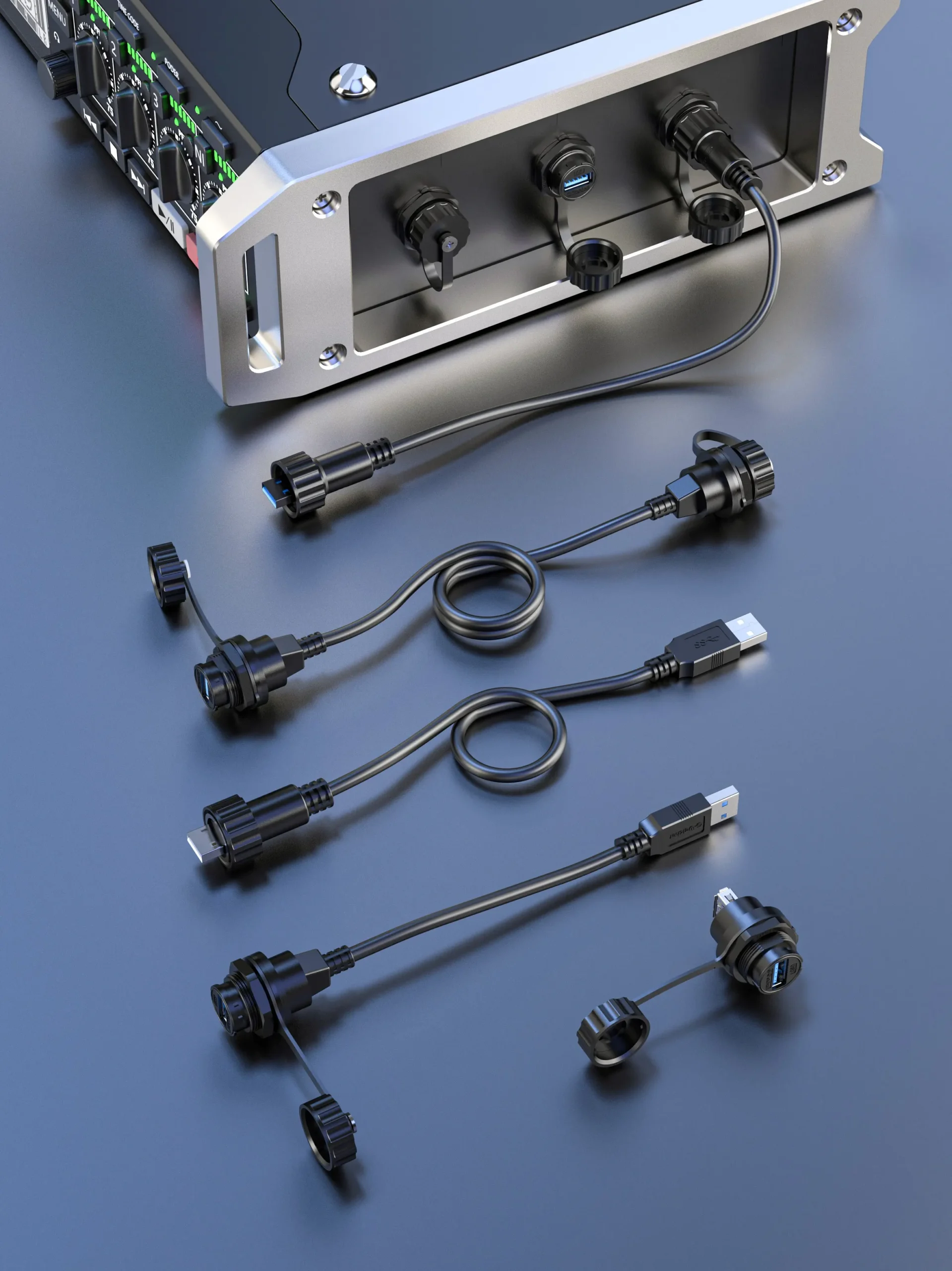 EU-USB Waterproof Connectors